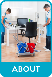 Office Cleaning Team at Work