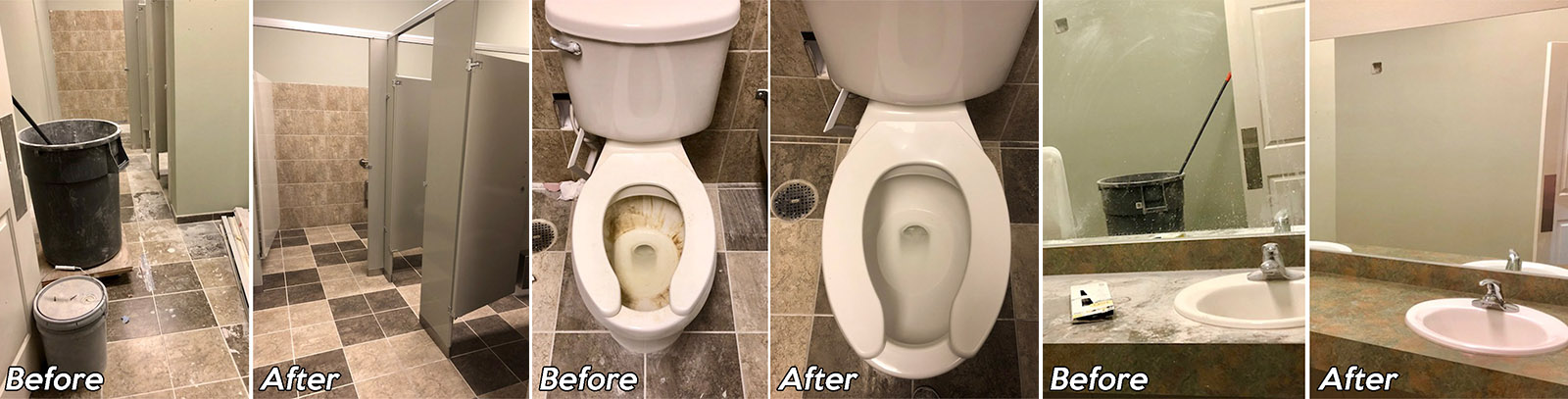 Bathroom Cleaning Before & After Bathroom Cleaning Before & After
